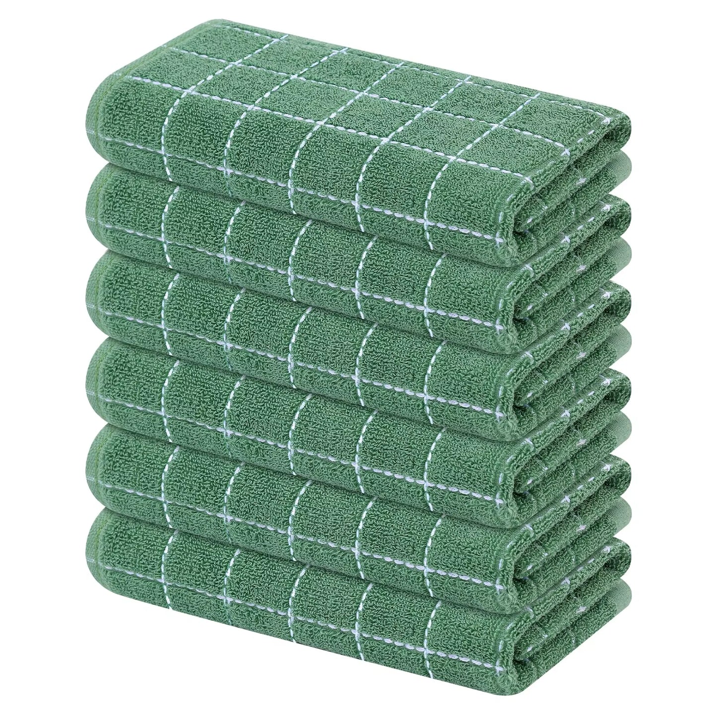 2/4Pcs Cotton Dish Towels Dishcloth Ultra Soft and Absorbent Kitchen Towels Household Cleaning Tools Kitchen Wash Cloth