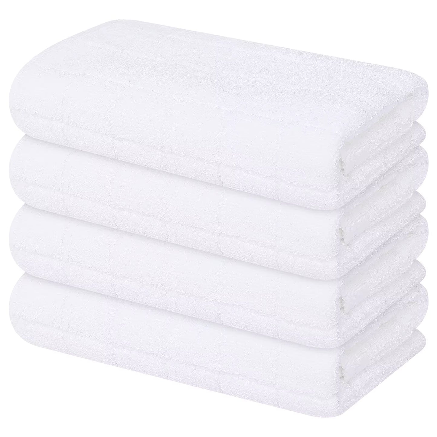 2/4Pcs Cotton Dish Towels Dishcloth Ultra Soft and Absorbent Kitchen Towels Household Cleaning Tools Kitchen Wash Cloth