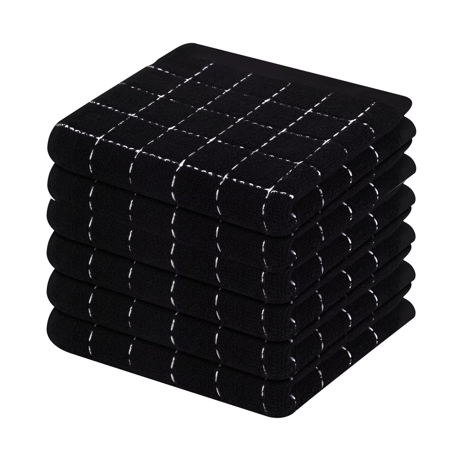 2/4Pcs Cotton Dish Towels Dishcloth Ultra Soft and Absorbent Kitchen Towels Household Cleaning Tools Kitchen Wash Cloth