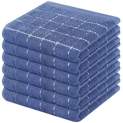 2/4Pcs Cotton Dish Towels Dishcloth Ultra Soft and Absorbent Kitchen Towels Household Cleaning Tools Kitchen Wash Cloth